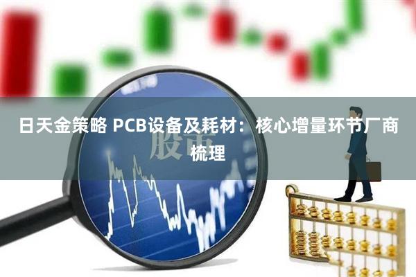 日天金策略 PCB设备及耗材：核心增量环节厂商梳理